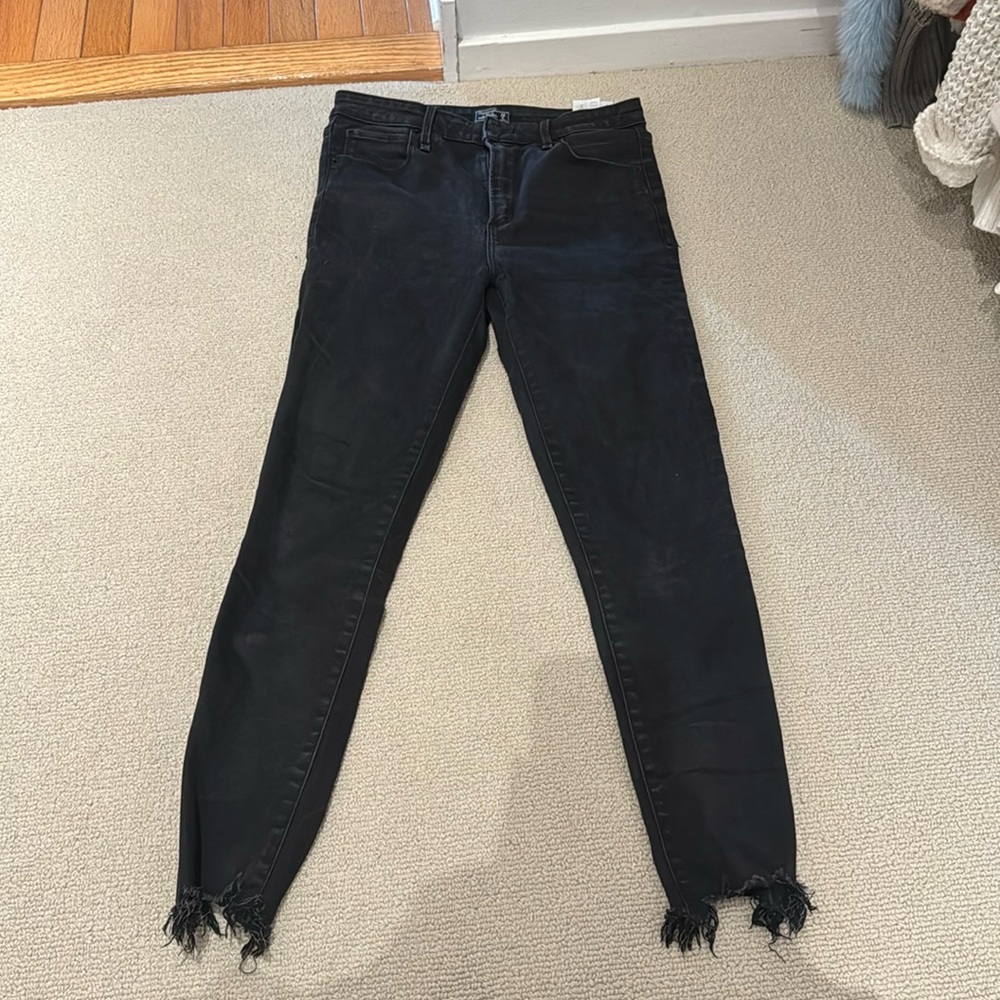Abercrombie Simone high rise ankle jeans